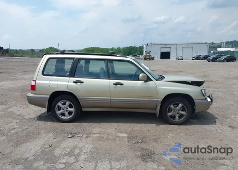 2002 Subaru Forester S из США, поврежденный, VIN JF1SF65572H758717